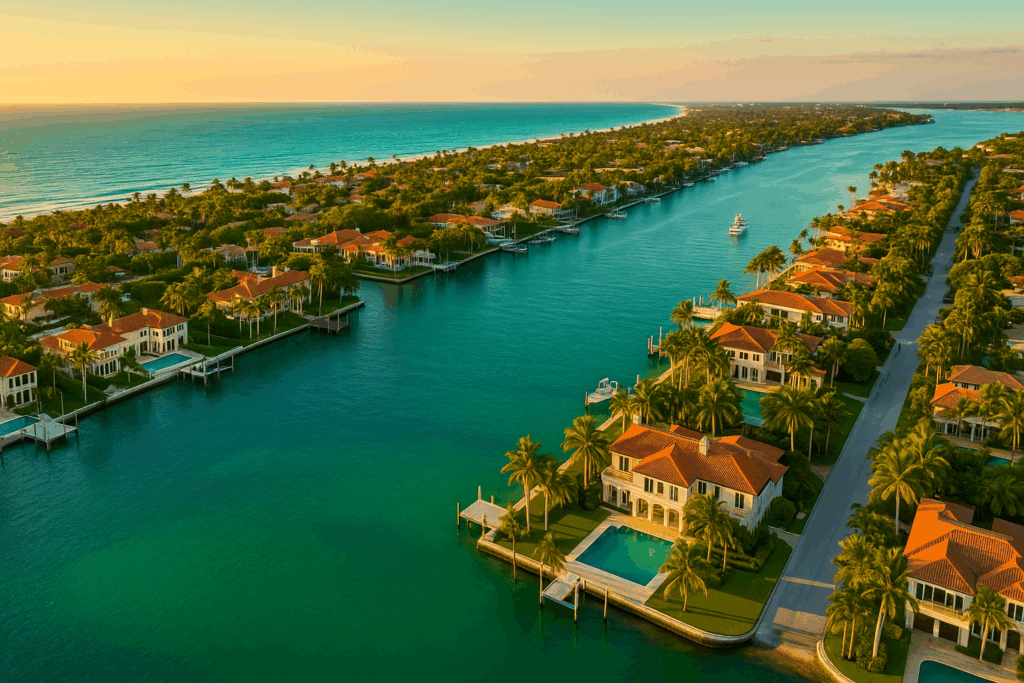 Como o Aumento dos Investimentos Estrangeiros nos EUA Pode Transformar o Mercado Imobiliário Beira-Mar em Palm Beach em 2026